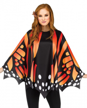 Butterfly Wings Poncho Red 