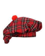 Scots Cap Red Checkered 