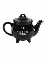 Black Witch Cauldron Teapot 