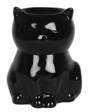 Schwarze Katze Duftöl Lampe 