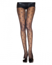 Black Tights With Crosses 