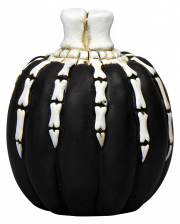 Black Decorative Pumpkin With Bone Hand 10cm 