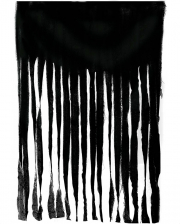 Schwarzer Halloween Vorhang 100x200cm 