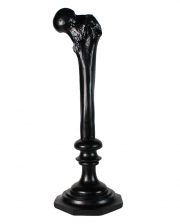 Schwarzer Oberschenkelknochen Kerzenhalter 34cm 