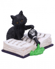 Schwarzes Kätzchen mit Zaubertrank 10,5cm 