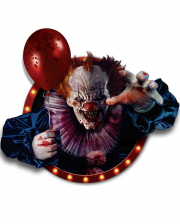 Selbstklebende 3D Deko Folie Horror Clown 