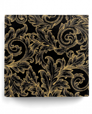 Napkins Gothic Baroque Black Gold 20 Pcs. 