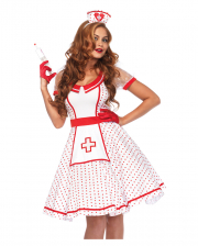 Sexy Vintage Krankenschwester Damenkostüm