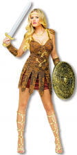 Sexy Gladiator Costume Brown 