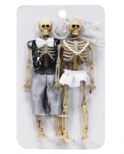 Skelett Brautpaar 15cm 