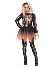Skelett Kostüm Damen Roségold 