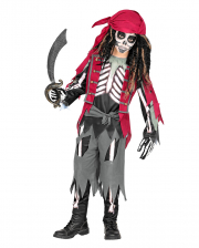 Skelett Pirat Kinderkostüm 