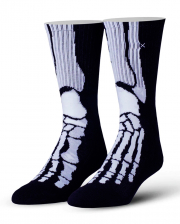 Skelett Strick Socken 