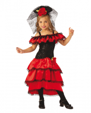 Spanische Flamenco Tänzerin Kostüm für Kinder 