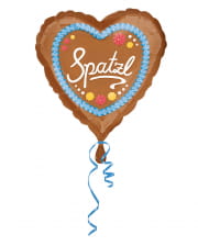 Spatzl Gingerbread Heart Foil Balloon 