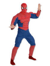 Spiderman Muskel Kostüm 