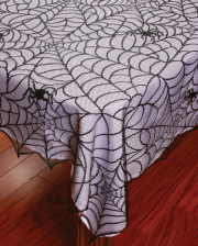 Spinnweben Spitzen Tischdecke 