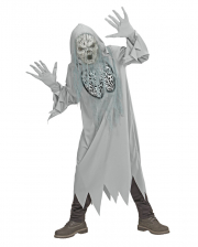 Spooky Ghost With Mask Kids Costume 