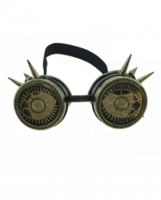 Steampunk Schweißerbrille mit Spikes 