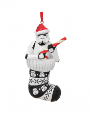 Star Wars Stormtrooper In Christmas Stocking Christmas Bauble 