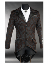 Steampunk Brocade Jacket With Dovetail