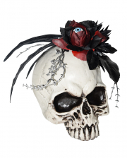 Deko Totenschädel Teelichthalter Skull Horror Gothic Halloween Dekoration DOD339 