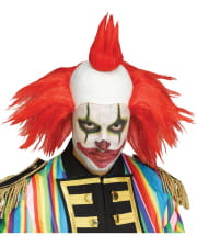 Twisty horror clown wig red 