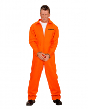 US Prisoner Costume With Handcuffs 