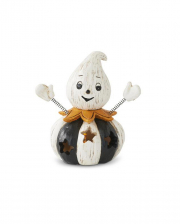 Vintage Halloween Pumpkin Ghost LED Figure 10cm 