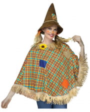 Scarecrow costume poncho 