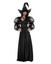 Mittelalter Hexenkostüm Damen - Gothic Kleid Mit Korsett Für Halloween