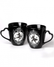Witch & Warlock Couple Mugs Set Of 2 