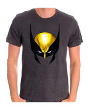 Wolverine Mask Motif T-Shirt 