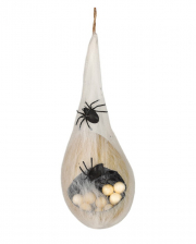 Creepy Spider Nest With Eggs & Light