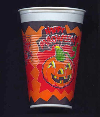 Party Becher Halloween | Einwegbecher mit Halloweenmotiven ...
