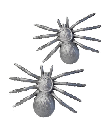 Mini-Spinnen Aus Schwarzem Kunststoff – 2,5 Cm, Für Halloween-Deko & Streiche