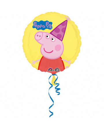 Peppa Pig Folienballon Für Kindergeburtstag | 25x77 Cm | Für Luft & Helium | Wiederverwendbare Party-Deko