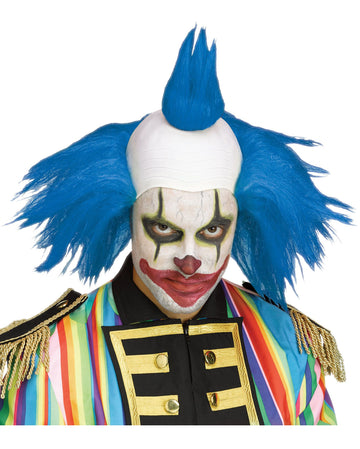 Generique Clownmaske Für Halloween – Weiß-blaue Verrückte Film-Maske, Gruselig & Authentisch
