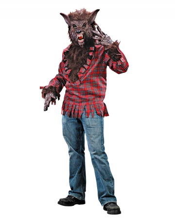 Werewolf Costume Brown for Halloween & Carnival | Horror-Shop.com