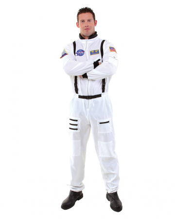 Astronaut Overall Costume White 