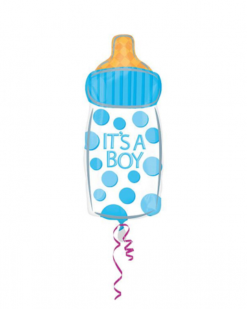 Babyfläschchen Folienballon "It´s a Boy" 