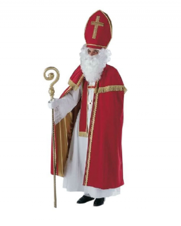Herren Kostüm Bischof Sankt Nikolaus Weihnachten Karneval WIL 
