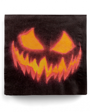 Creepy Pumpkin Napkins 12 Pcs. 