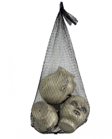 Creepy Doll Heads 3 Pcs. 