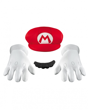 Super Mario Accessoire Set Kostüm Zubehör Kaufen 