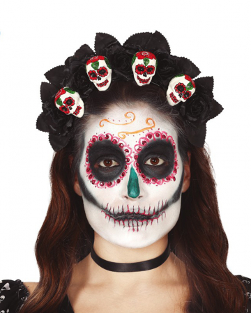 Dia De Los Muertos Skull Diadem 