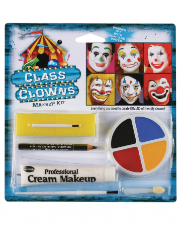 Family Clown Make Up Set -clown eyeshadow-clown-white clown | Horror ...