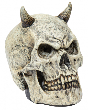 Horned Skull With Devil Horns 