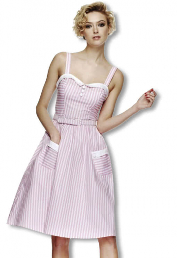 pink rockabilly dress