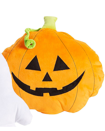 JazRvr Halloween Kürbis Kuscheltier - Weiches Plüschkissen 20cm Für Herbstdeko & Kinder